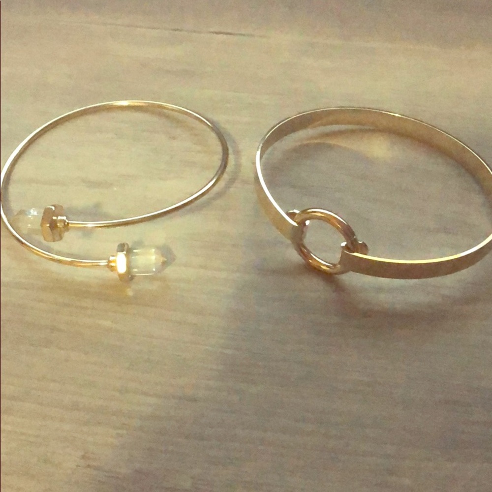 Gold bracelets